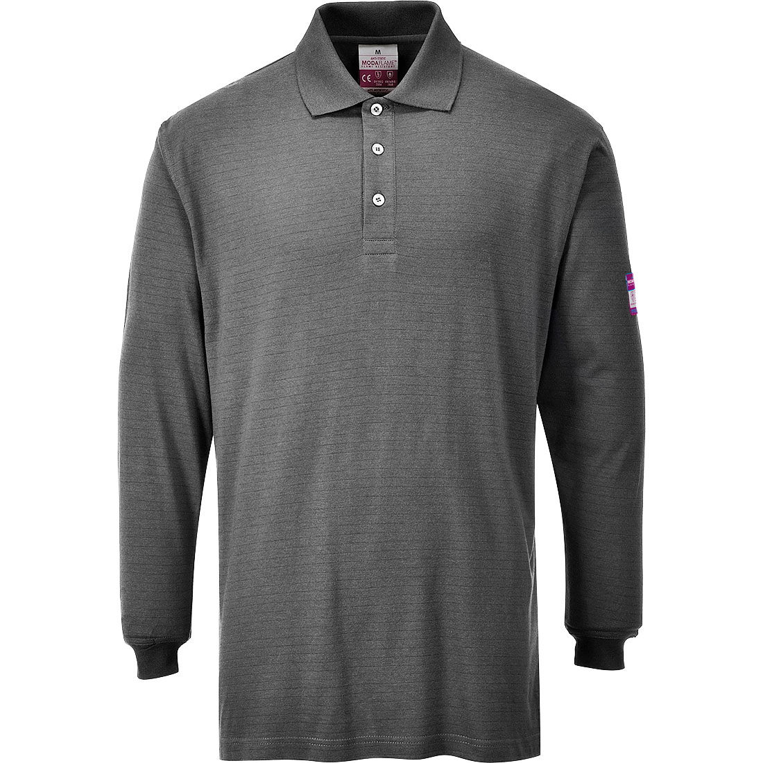 Portwest FR10 Modaflame Knit Flame Resistant Polo Shirt Long Sleeve