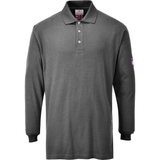 Portwest FR10 Modaflame Knit Flame Resistant Polo Shirt Long Sleeve
