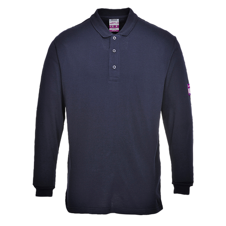 Portwest FR10 Modaflame Knit Flame Resistant Polo Shirt Long Sleeve