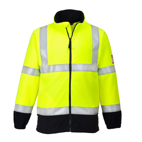 Portwest Modaflame Hi Vis Fleece Flame Resistant Work Jacket