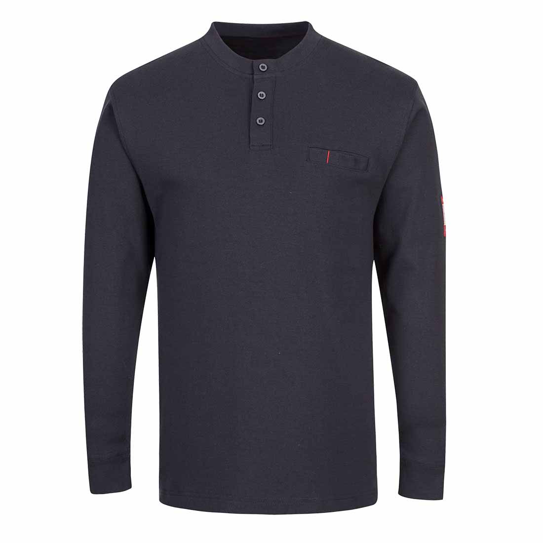 Portwest FR32 Bizflame Knit Henley Anti-Static Flame Resistant Arc Shirt