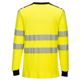 Portwest Flame Resistant Hi Vis T-Shirt Long Sleeve Arc Protection