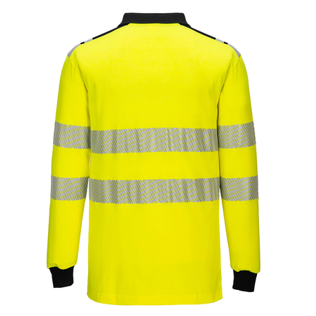 Portwest Flame Resistant Arc Hi Vis Polo Shirt Long Sleeve Modaflame