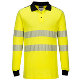 Portwest Flame Resistant Arc Hi Vis Polo Shirt Long Sleeve Modaflame