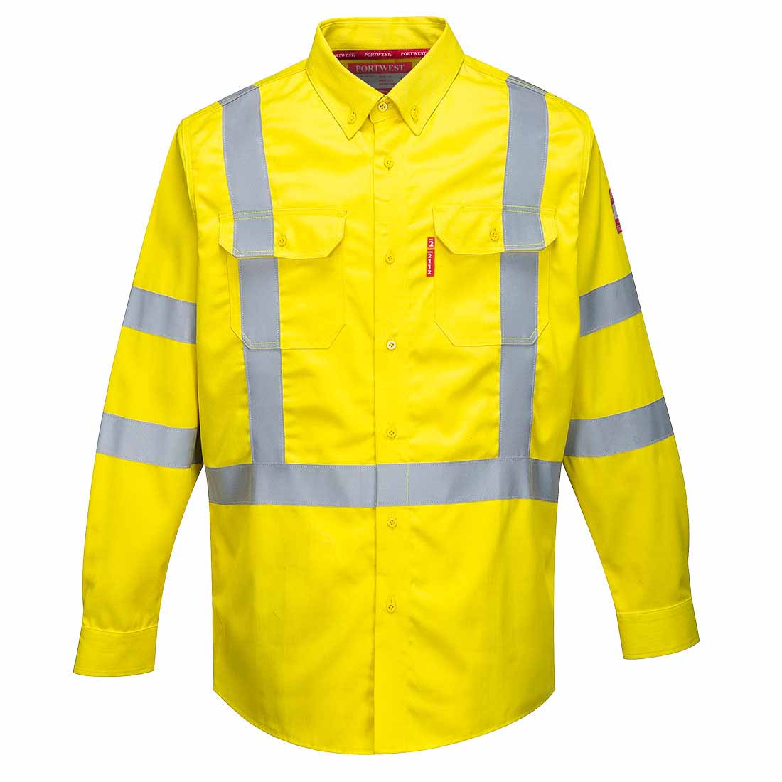 Portwest Bizflame Flame Resistant Hi-Vis Shirt