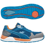 PUMA Safety FRONTSIDE Low S1P ESD Safety Trainer Blue Metal Free