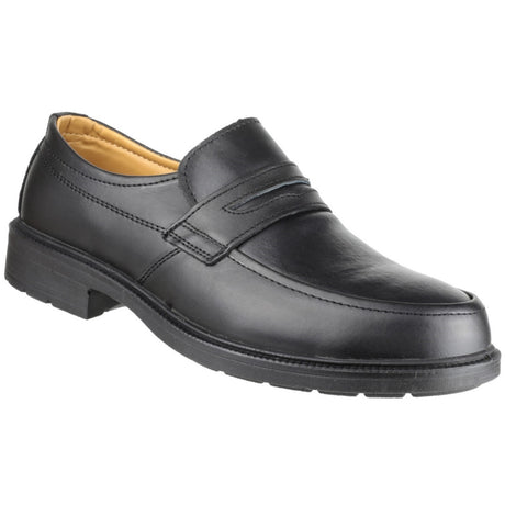Loafer Style Slip on Leather Safety Shoes S1P