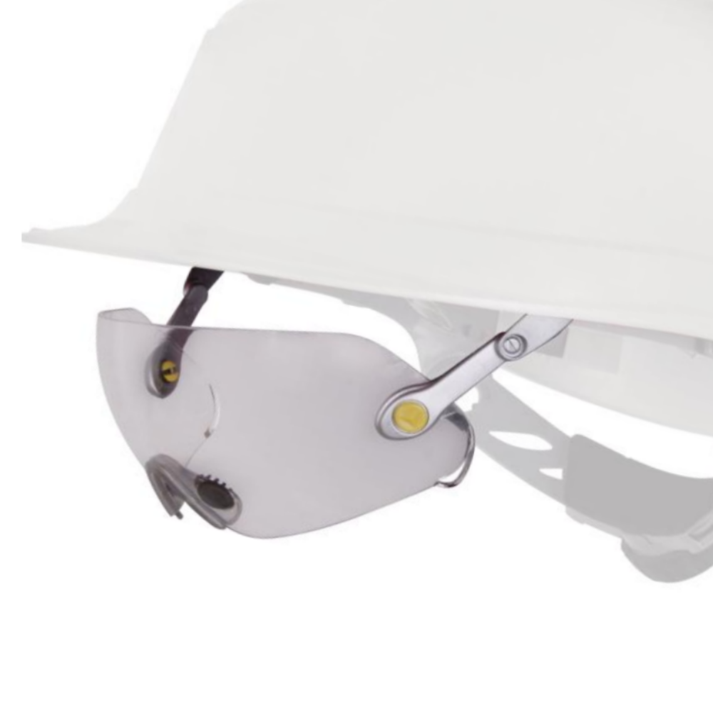 Helmet Mounted Safety Glasses Adjustable, Foldaway