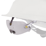 Helmet Mounted Safety Glasses Adjustable, Foldaway