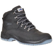 Steelite Aqua Waterproof Safety Boots Black Leather S3