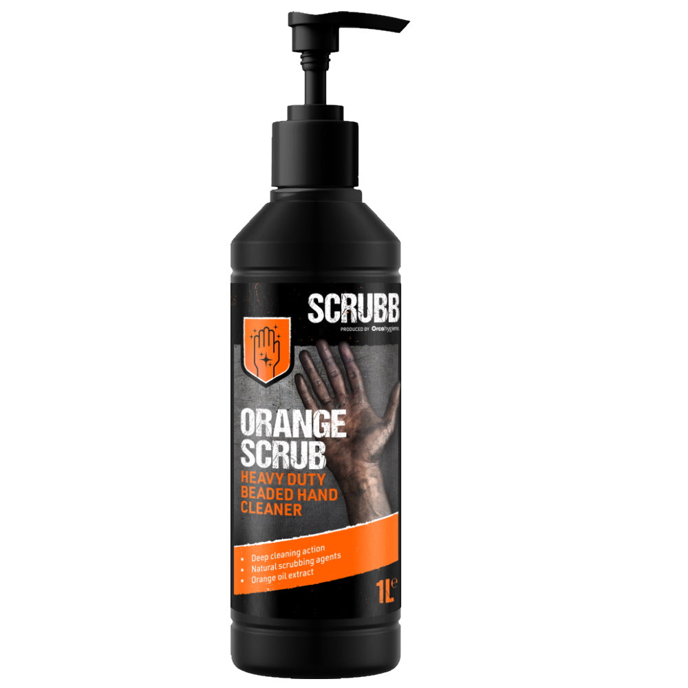 Scrubb H23 Orange Oil Hand Cleaner Heavy Duty Beaded 1L Pump