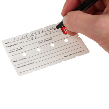 Vital ID Emergency ID Universal Fit Tag WSID05