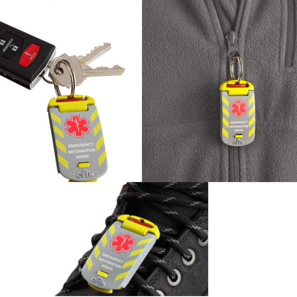 Vital ID Emergency ID Universal Fit Tag WSID05