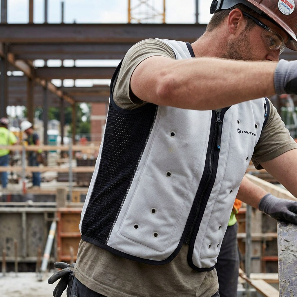 Inuteq Bodycool Smart Evaporative Cooling Vest Grey