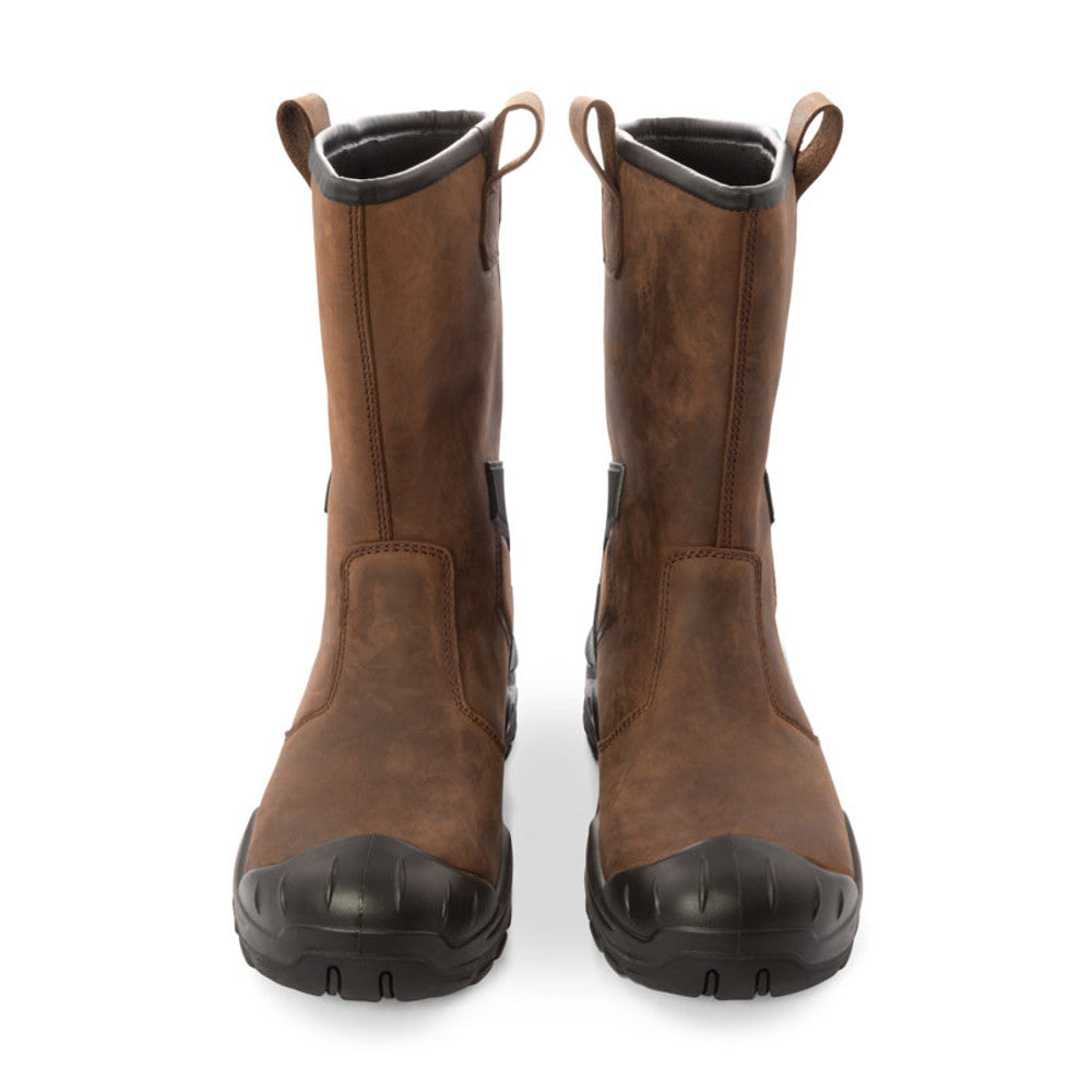 JCB Denstone Rigger Boot Metal-Free Waterproof Tan