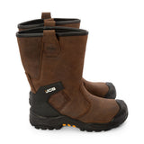 JCB Denstone Rigger Boot Metal-Free Waterproof Tan