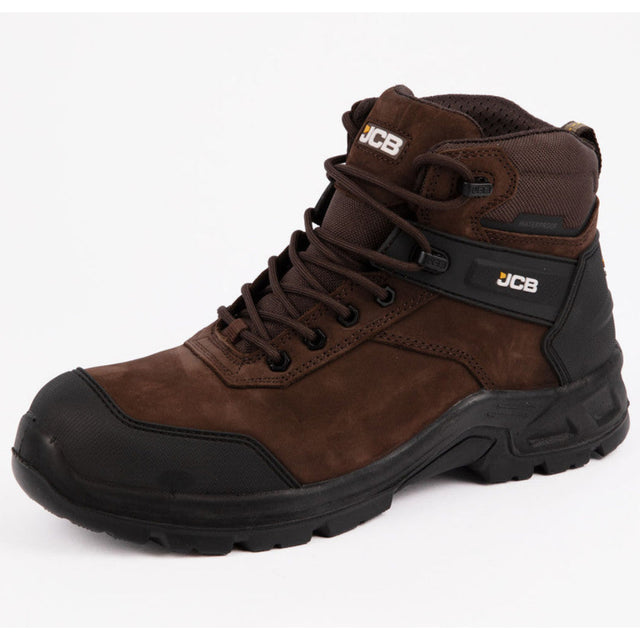 JCB Fastrac Safety Boot Brown S7S Composite Toe Waterproof Work Boot