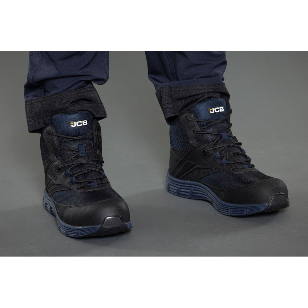 JCB Hydradig Safety Boot Navy Black Composite Toe Metal-Free Work Boot