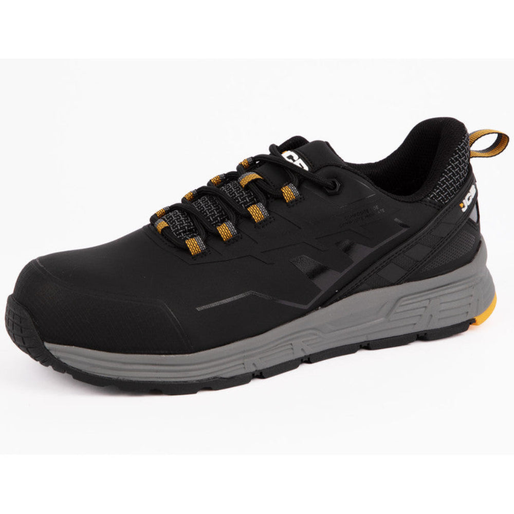 JCB Spark 2 Composite Safety Trainers Black S3S Metal-Free Work Trainers