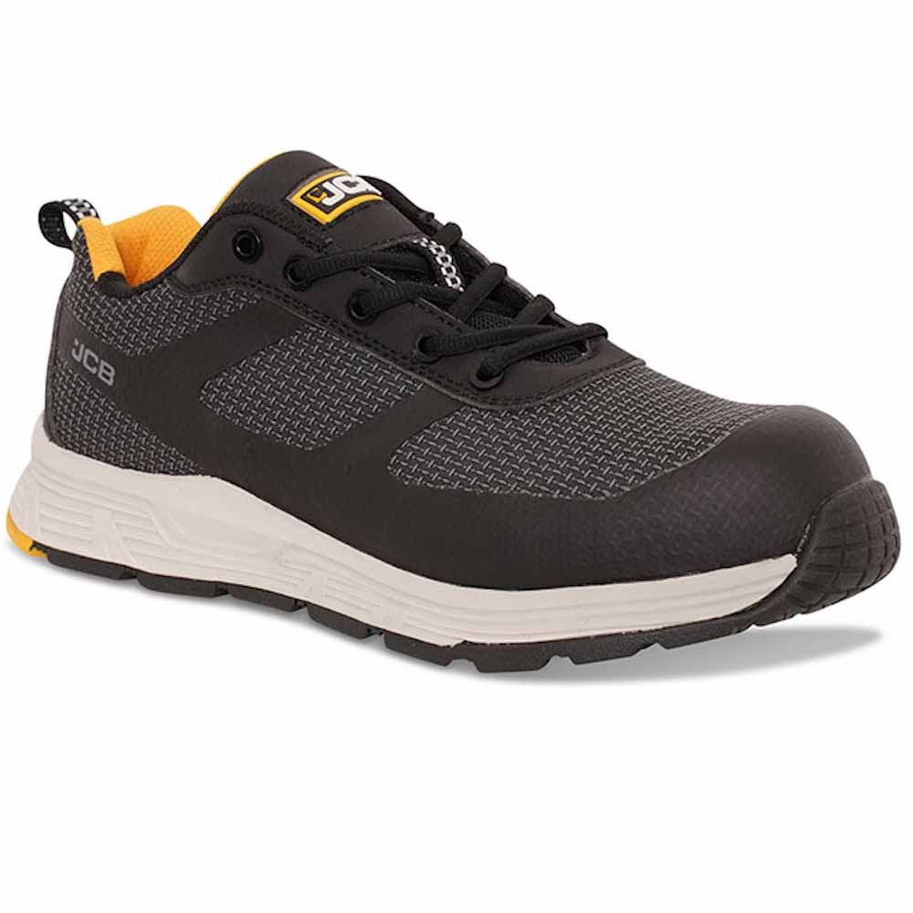 JCB Spark Black Safety Trainers S3 Metal Free Composite Toe