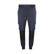 JCB Stretch Work Joggers Navy Blue 4-Way Flex Cargo Work Trousers