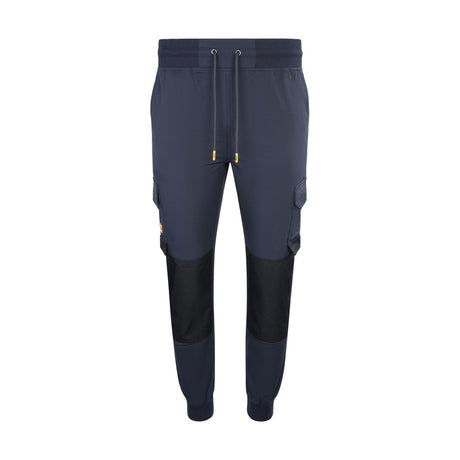 JCB Stretch Work Joggers Navy Blue 4-Way Flex Cargo Work Trousers