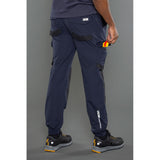 JCB Stretch Work Joggers Navy Blue 4-Way Flex Cargo Work Trousers