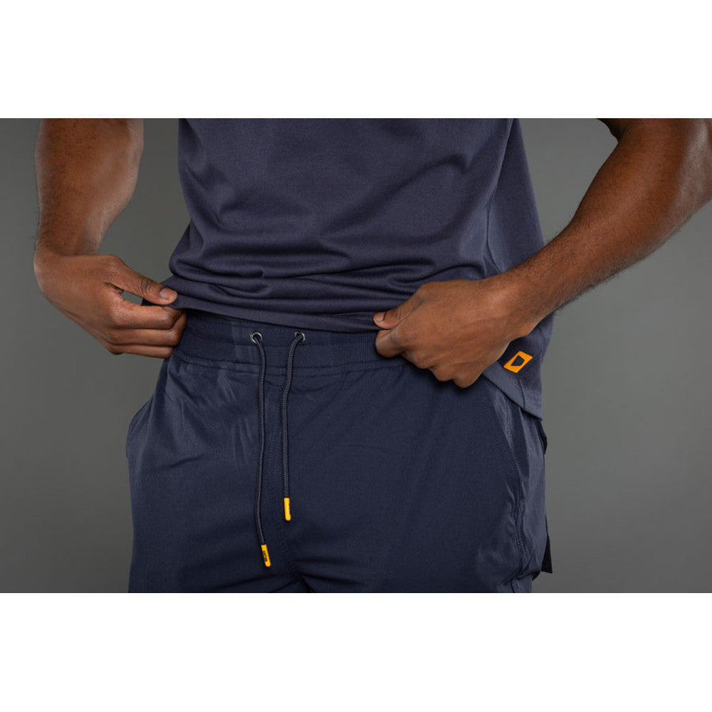 JCB Stretch Work Joggers Navy Blue 4-Way Flex Cargo Work Trousers