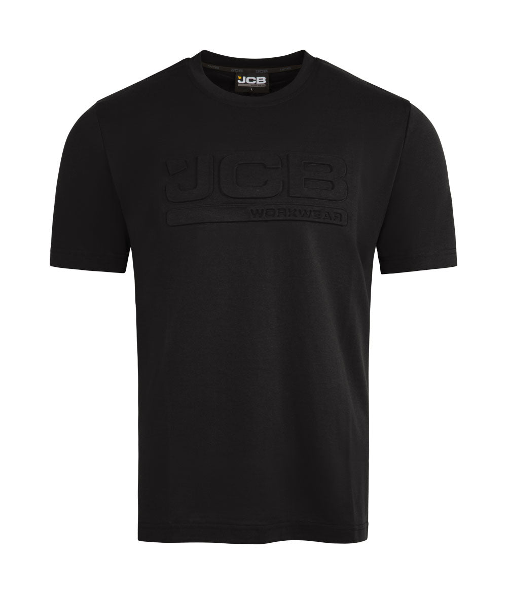 JCB Workwear T-Shirt 3D Embossed Logo Unisex Work T-Shirt