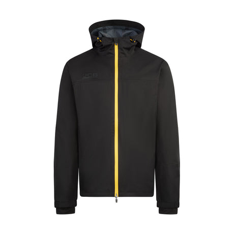 JCB Waterproof Jacket Black Unisex Taped Seam Rain Jacket For Work