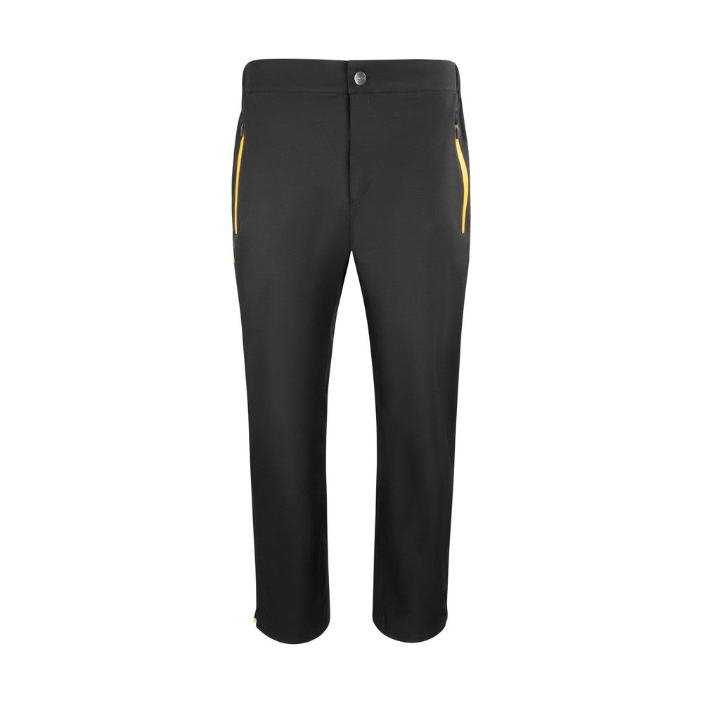 JCB Waterproof Overtrousers Black Unlined Lightweight Work Trousers