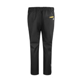 JCB Waterproof Overtrousers Black Unlined Lightweight Work Trousers