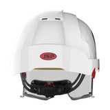 JSP EVO VISTAlens Safety Helmet Vented White with Smoke Eyeshield