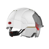 JSP EVO VISTAlens Safety Helmet Vented White with Smoke Eyeshield