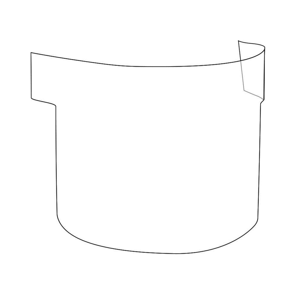 JSP Powercap Peel-Off Visor Protectors Pack of 10
