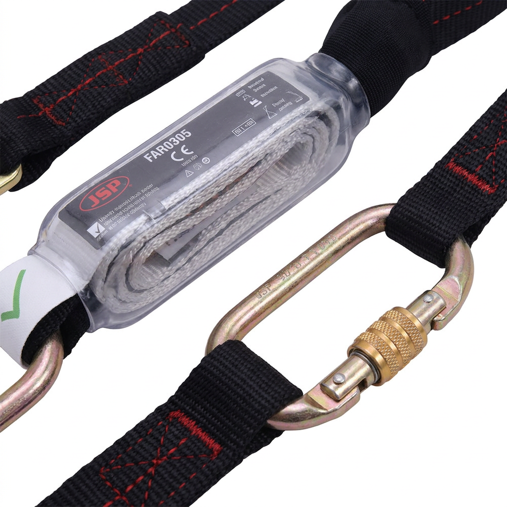 JSP Spartan 2m Fall Arrest Lanyard Scaffold Hook