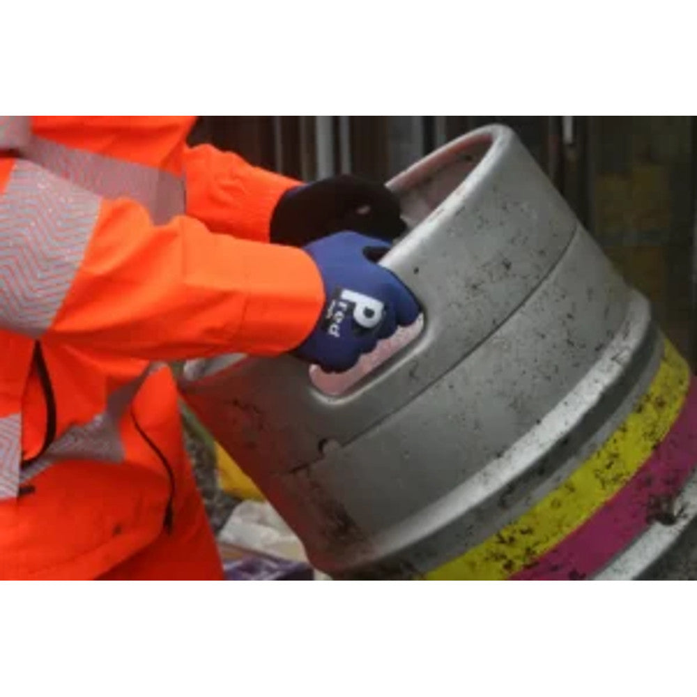 Just1Source Cut Level E Gloves Eco rPET Sandy Nitrile