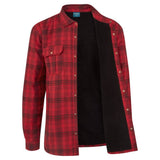 Portwest Sherpa Lined Work Shirt Fleece Lined Check Shirt For Cold Conditions