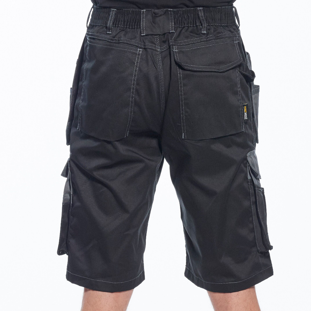Portwest KS18 Granite Holster Shorts Work Shorts Multiple Pockets UV Protection