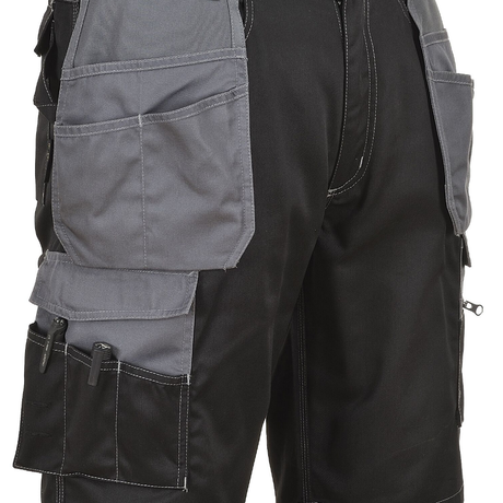 Portwest KS18 Granite Holster Shorts Work Shorts Multiple Pockets UV Protection