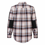 Portwest KX370 Plaid Work Shirt 100% Cotton Brushed Check UPF 40+