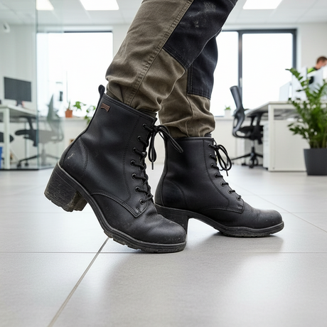 Lavoro Lucy Women's Safety Boot ESD Leather Black