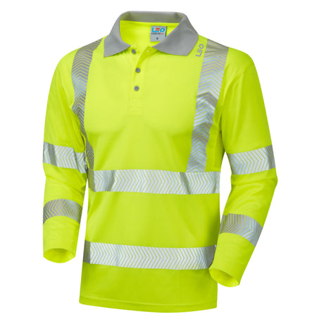 leo-barricane-long-sleeve-polo yellow