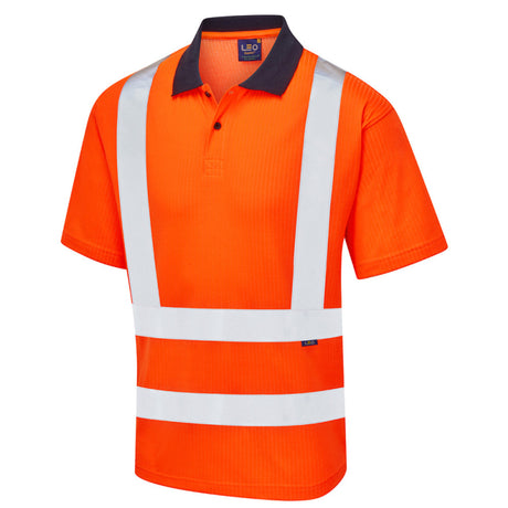 Leo Workwear Hi Vis Polo Shirt ISO 20471 Class 2
