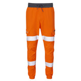 Leo Hawkridge Hi-Vis 4X Stretch Trousers EcoViz Railway Orange