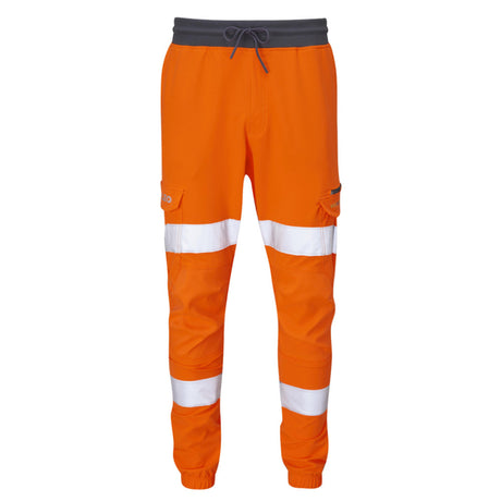 Leo Hawkridge Hi-Vis 4X Stretch Trousers EcoViz Railway Orange