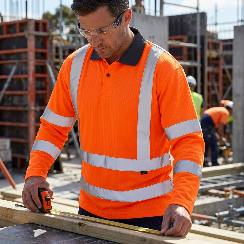Leo Swimbridge Hi Vis Polo Shirt Class 3 Yellow or Railway Orange