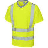Leo Workwear Hi Vis T-Shirt Railway ISO 20471 Class 2 or Yellow
