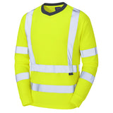Leo Workwear Hi Vis Long Sleeve T-Shirt Class 3 Orange or Yellow