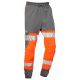 Leo Workwear Hawkridge Hi Vis Stretch Trousers Orange